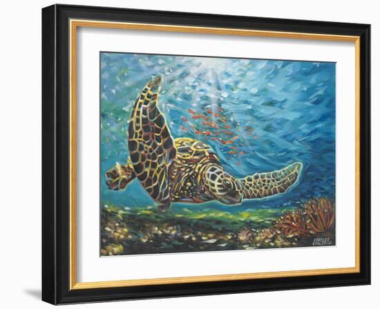 Deep Sea Swimming I-Carolee Vitaletti-Framed Art Print