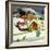 "Deep Snow Fall", January 23, 1954-John Clymer-Framed Giclee Print