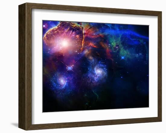 Deep Space-rolffimages-Framed Art Print