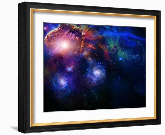 Deep Space-rolffimages-Framed Art Print