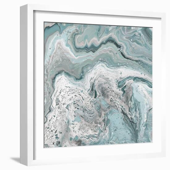 Deep Teal Sea-Julie DeRice-Framed Art Print