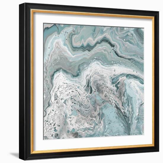 Deep Teal Sea-Julie DeRice-Framed Art Print