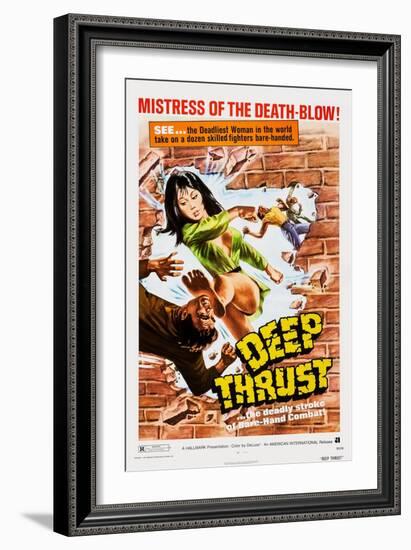 Deep Thrust-null-Framed Premium Giclee Print