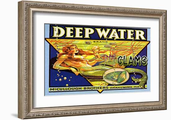 Deep Water Clams-null-Framed Giclee Print