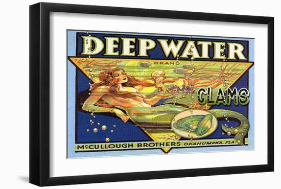 Deep Water Clams-null-Framed Giclee Print