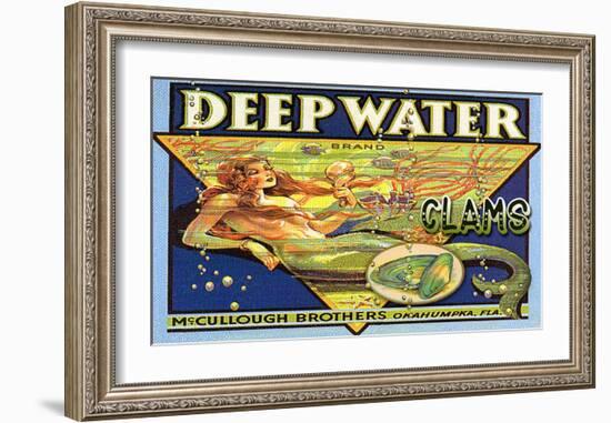 Deep Water Clams-null-Framed Giclee Print