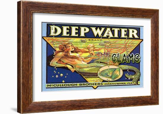 Deep Water Clams-null-Framed Giclee Print