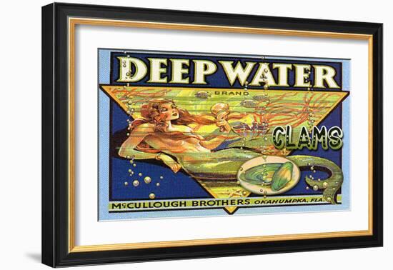 Deep Water Clams-null-Framed Giclee Print