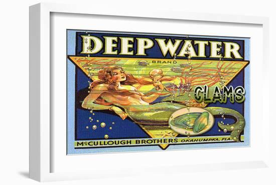 Deep Water Clams-null-Framed Giclee Print