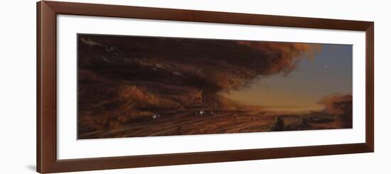 Deep Within the Raging Storm That Is the Great Red Spot of Jupiter-Stocktrek Images-Framed Photographic Print