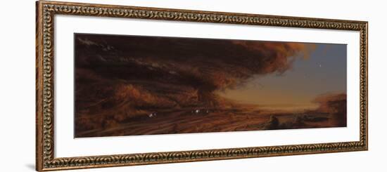 Deep Within the Raging Storm That Is the Great Red Spot of Jupiter-Stocktrek Images-Framed Photographic Print