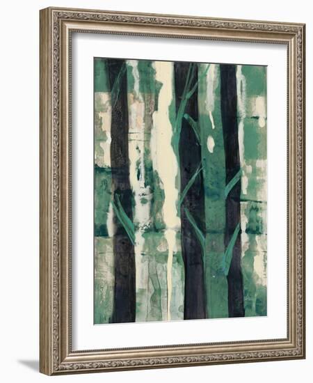 Deep Woods I Emerald Crop-Albena Hristova-Framed Art Print