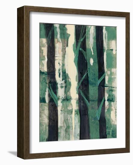 Deep Woods I Emerald Crop-Albena Hristova-Framed Art Print