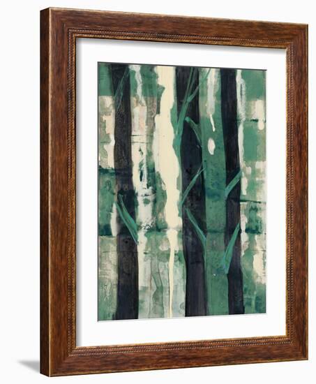 Deep Woods I Emerald Crop-Albena Hristova-Framed Art Print