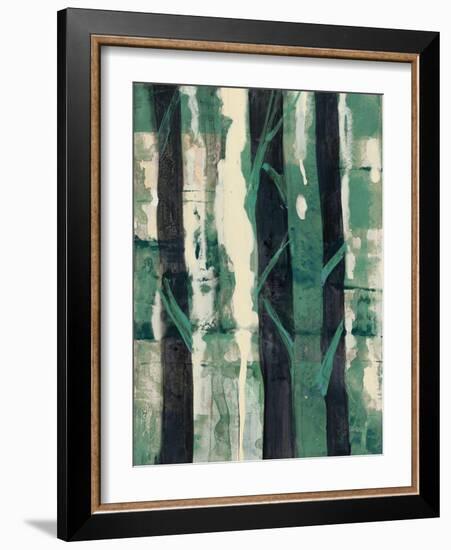 Deep Woods I Emerald Crop-Albena Hristova-Framed Art Print