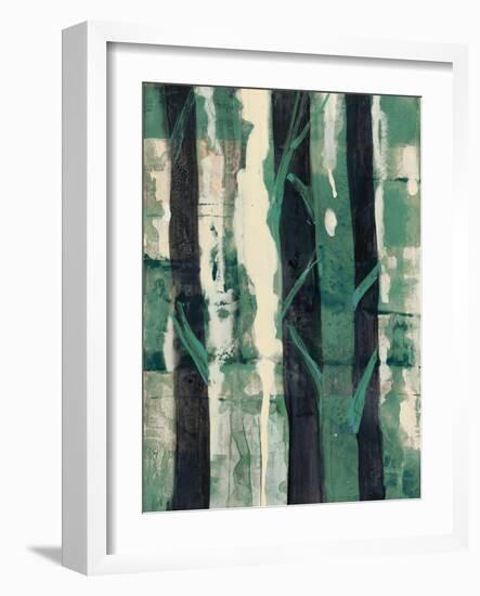 Deep Woods I Emerald Crop-Albena Hristova-Framed Art Print