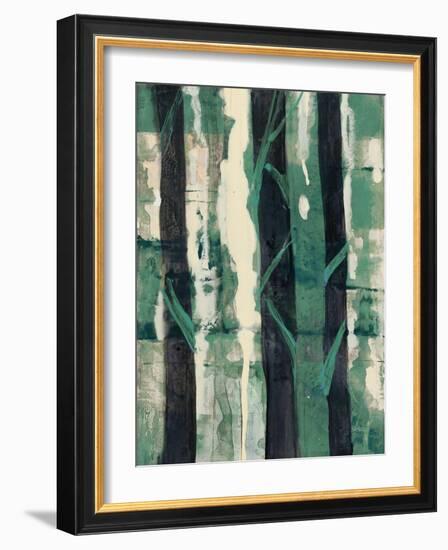 Deep Woods I Emerald Crop-Albena Hristova-Framed Art Print