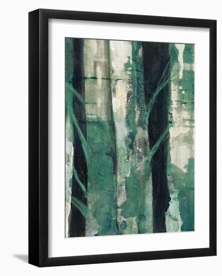 Deep Woods II Emerald Crop-Albena Hristova-Framed Art Print