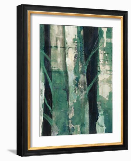 Deep Woods II Emerald Crop-Albena Hristova-Framed Art Print