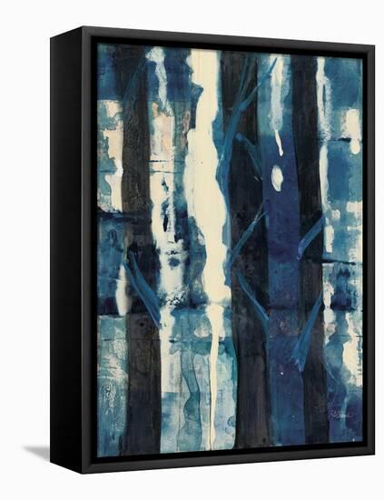 Deep Woods II Indigo-Albena Hristova-Framed Stretched Canvas