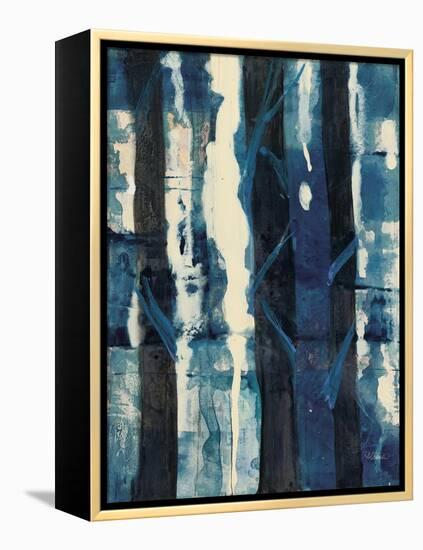 Deep Woods II Indigo-Albena Hristova-Framed Stretched Canvas