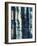 Deep Woods II Indigo-Albena Hristova-Framed Art Print