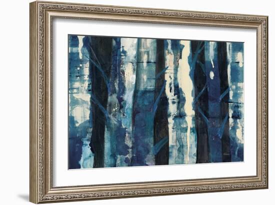 Deep Woods III Indigo-Albena Hristova-Framed Art Print
