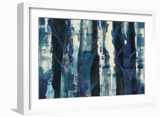 Deep Woods III Indigo-Albena Hristova-Framed Art Print