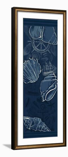 Deeper Blue-Jace Grey-Framed Art Print