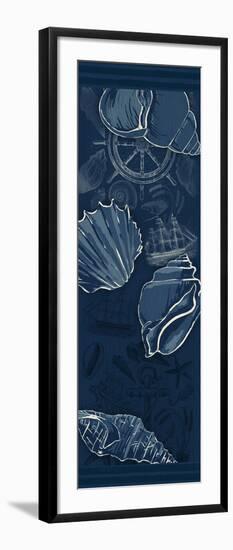 Deeper Blue-Jace Grey-Framed Art Print