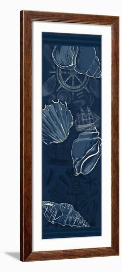 Deeper Blue-Jace Grey-Framed Art Print