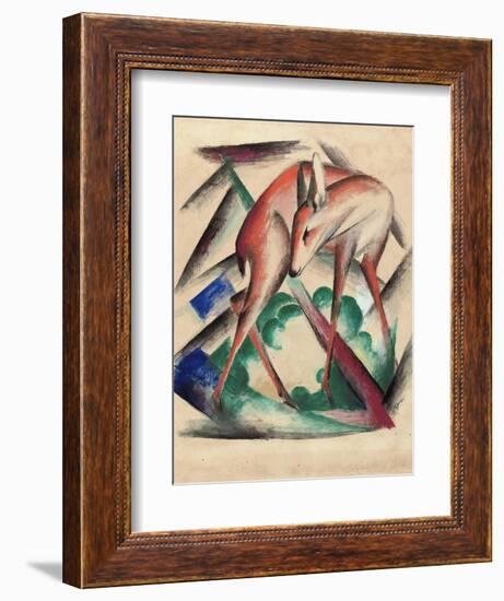 Deer, 1912-Franz Marc-Framed Giclee Print