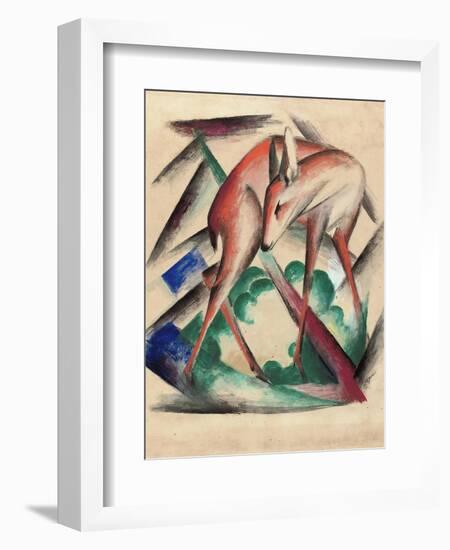 Deer, 1912-Franz Marc-Framed Giclee Print