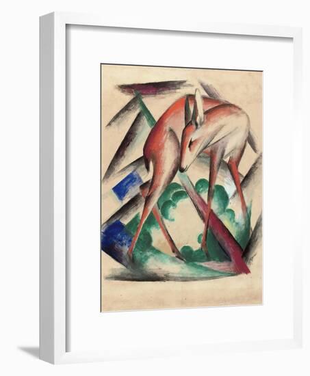 Deer, 1912-Franz Marc-Framed Giclee Print