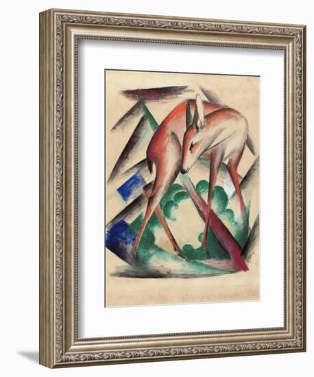 Deer, 1912-Franz Marc-Framed Giclee Print