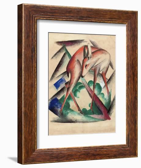 Deer, 1912-Franz Marc-Framed Giclee Print