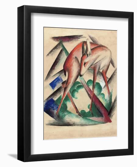 Deer, 1912-Franz Marc-Framed Giclee Print