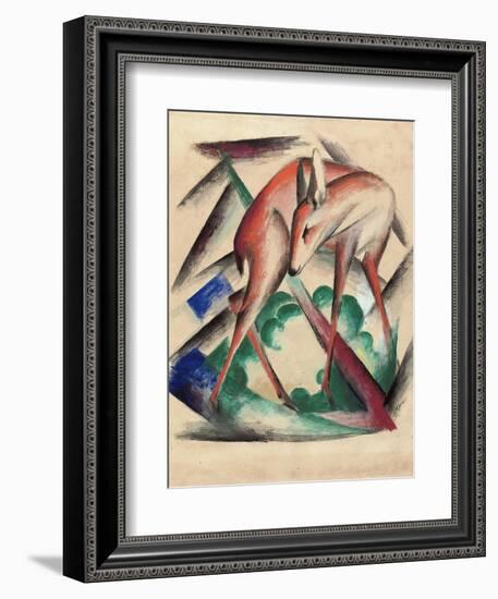 Deer, 1912-Franz Marc-Framed Giclee Print