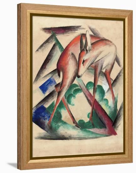 Deer, 1912-Franz Marc-Framed Premier Image Canvas