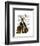 Deer and Chair Full-Fab Funky-Framed Art Print