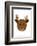 Deer - Animaru Cartoon Animal Print-Animaru-Framed Giclee Print