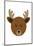Deer - Animaru Cartoon Animal Print-Animaru-Mounted Giclee Print