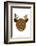 Deer - Animaru Cartoon Animal Print-Animaru-Framed Giclee Print