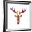 Deer Bust-Dean Russo- Exclusive-Framed Giclee Print