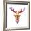 Deer Bust-Dean Russo- Exclusive-Framed Giclee Print