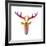 Deer Bust-Dean Russo- Exclusive-Framed Giclee Print