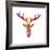 Deer Bust-Dean Russo- Exclusive-Framed Giclee Print