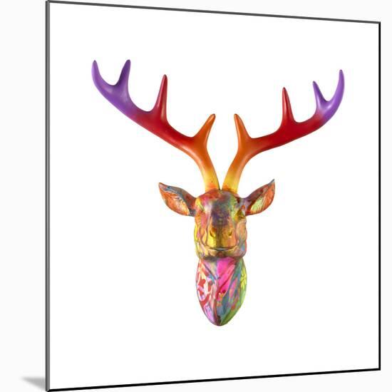 Deer Bust-Dean Russo- Exclusive-Mounted Giclee Print