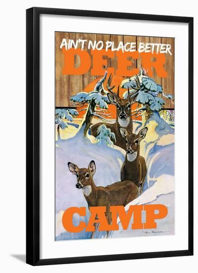 Deer Camp-null-Framed Giclee Print