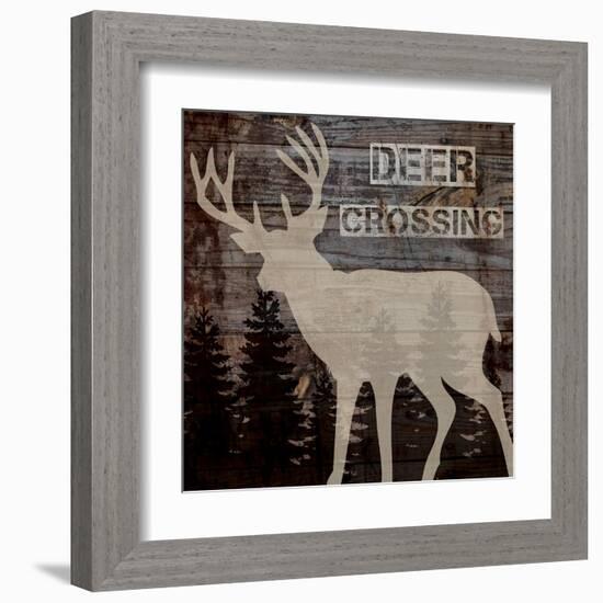 Deer Crossing-Piper Ballantyne-Framed Art Print